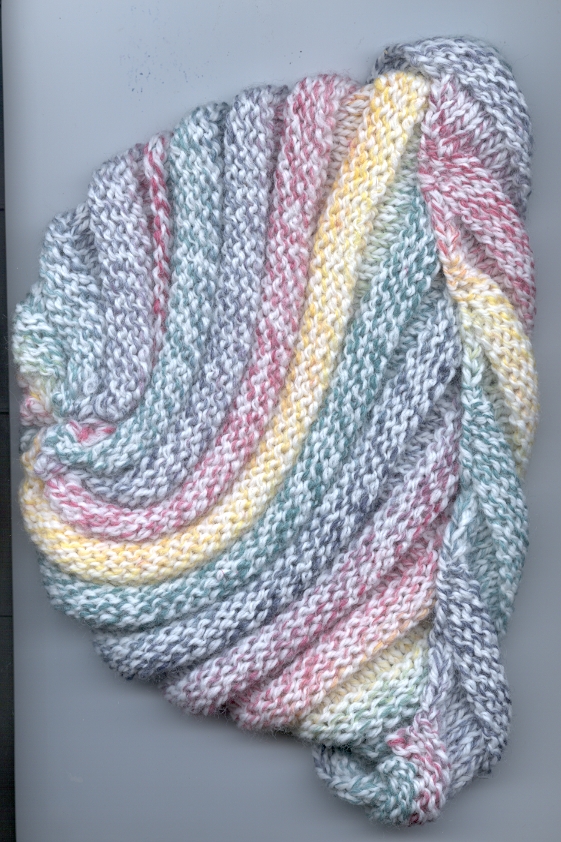 Encore Spiral Rainbow Hat Pattern #F086